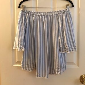 Off-the-shoulder flowy top